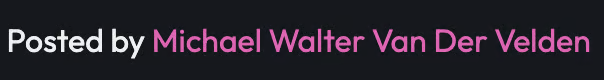 The text indicating the article author